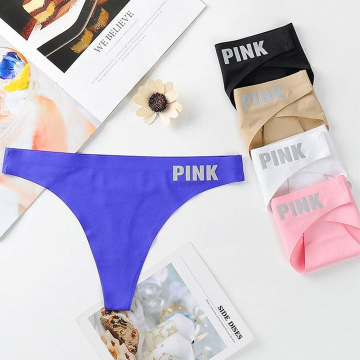 Seamless Stretch-Fabric Sports Thong