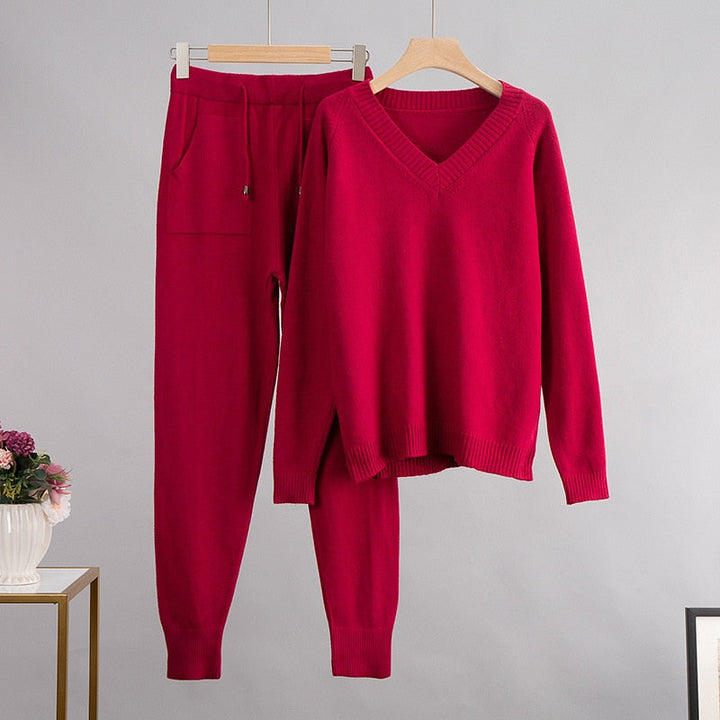 Relaxed Knit Two-Piece Set