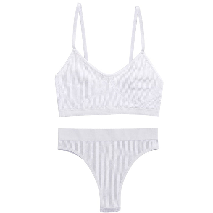 Sports Lingerie Set Polyester Spandex Breathable