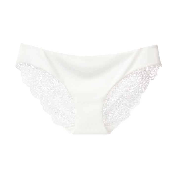 Lace-Trim Patterned Briefs