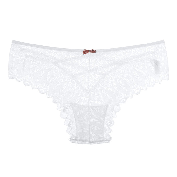 Lace-Trim Strappy Cut Briefs