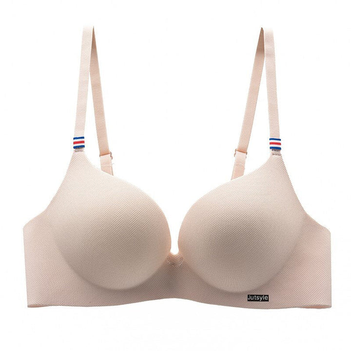 Bust-Enhancing Decorative Detail Bra