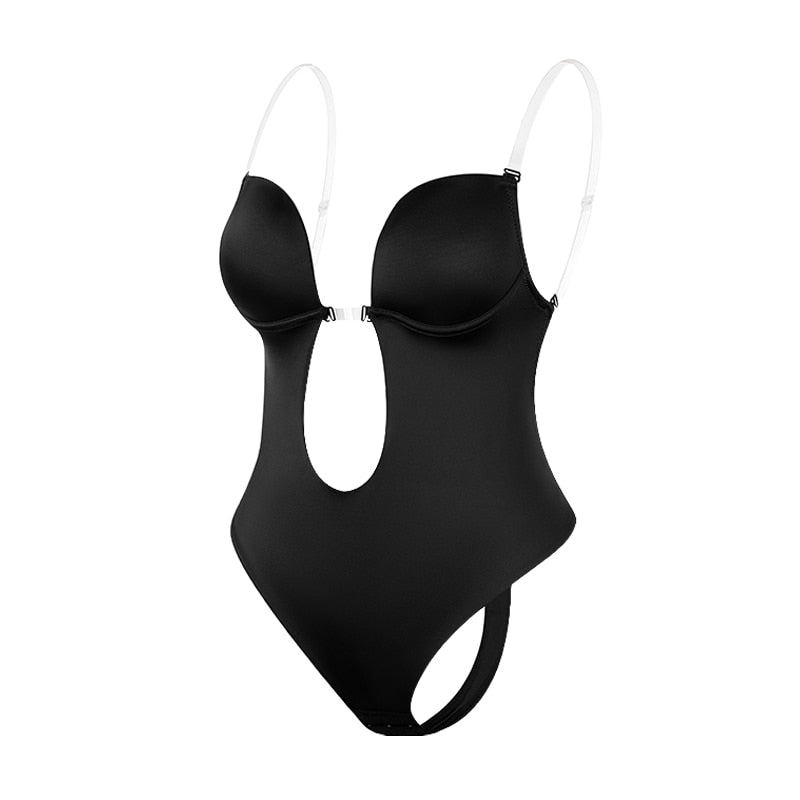 Open-Back Shaping Bodysuit Adjustable Straps