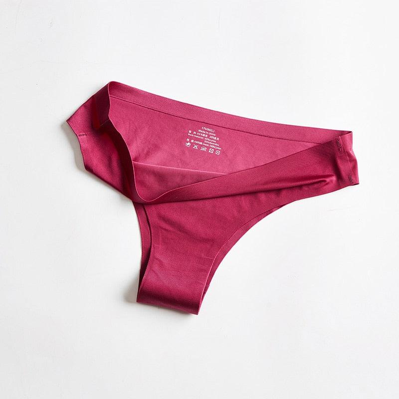Seamless Stretch-Fabric Sports Briefs