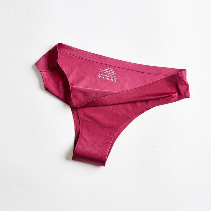 Seamless Stretch-Fabric Sports Briefs