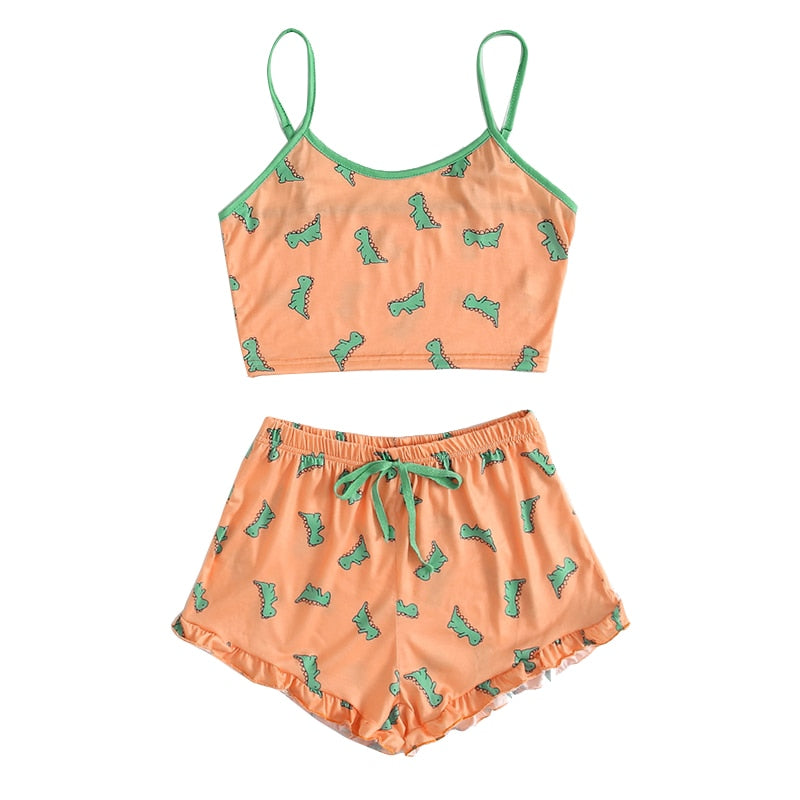 Relaxed Cotton Two-Piece Pyjama Set