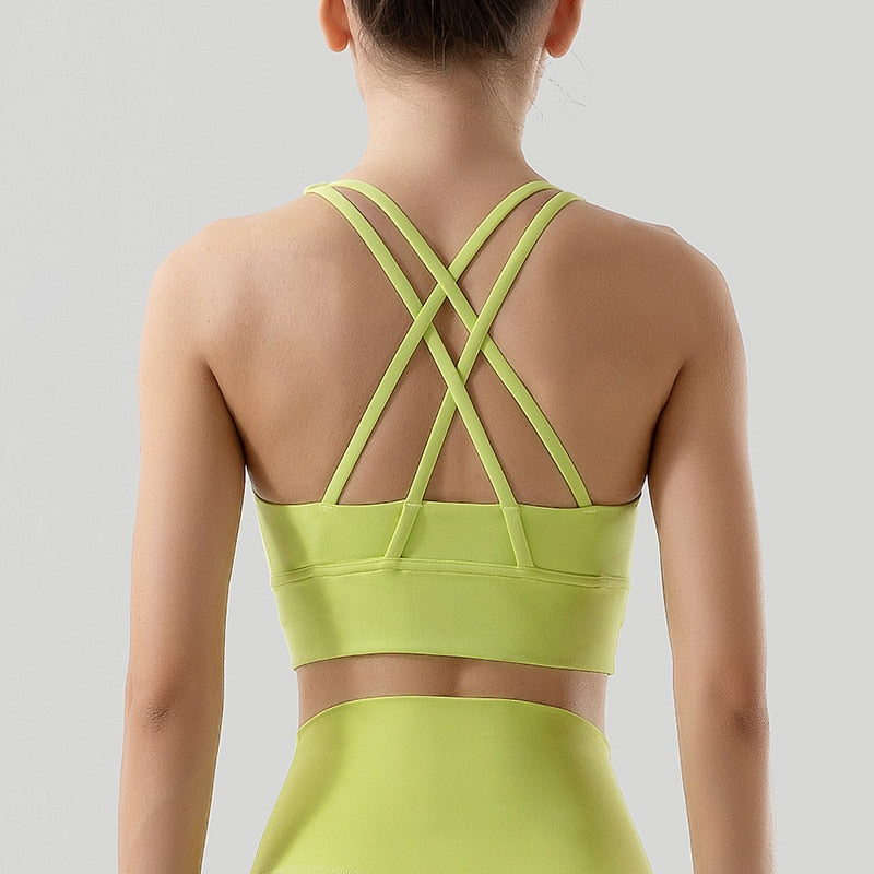 Cross-Back Sports Bra
