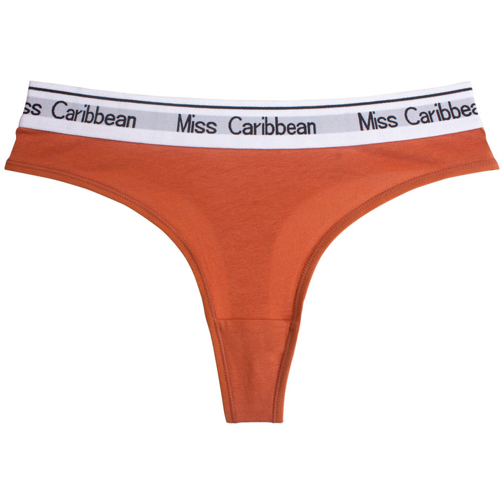 Cotton Spandex Sports Thong Comfort Fit