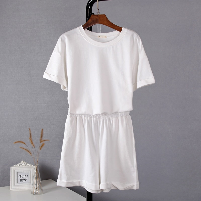 Relaxed Cotton Loungewear Set