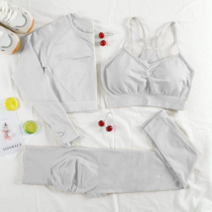 3-Piece Sports Lingerie Set Non-Mesh