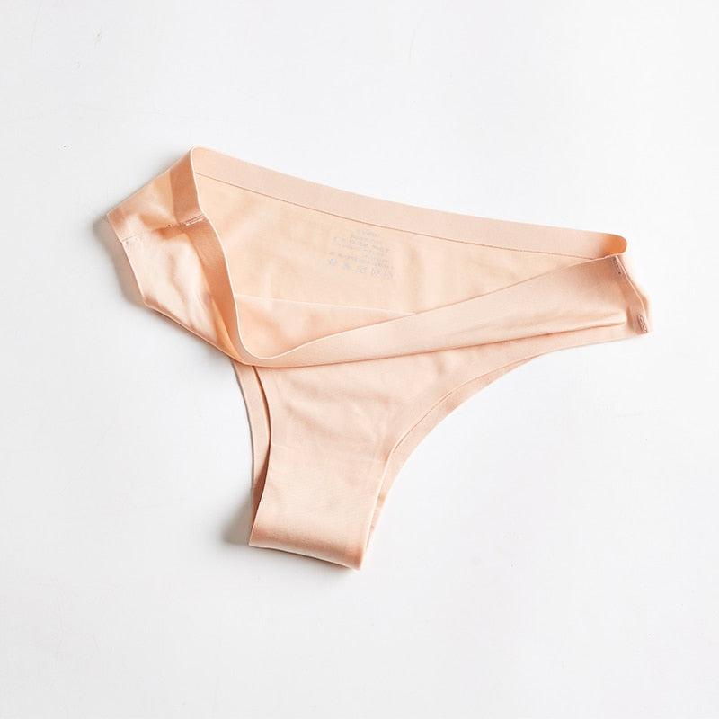 Seamless Stretch-Fabric Sports Briefs