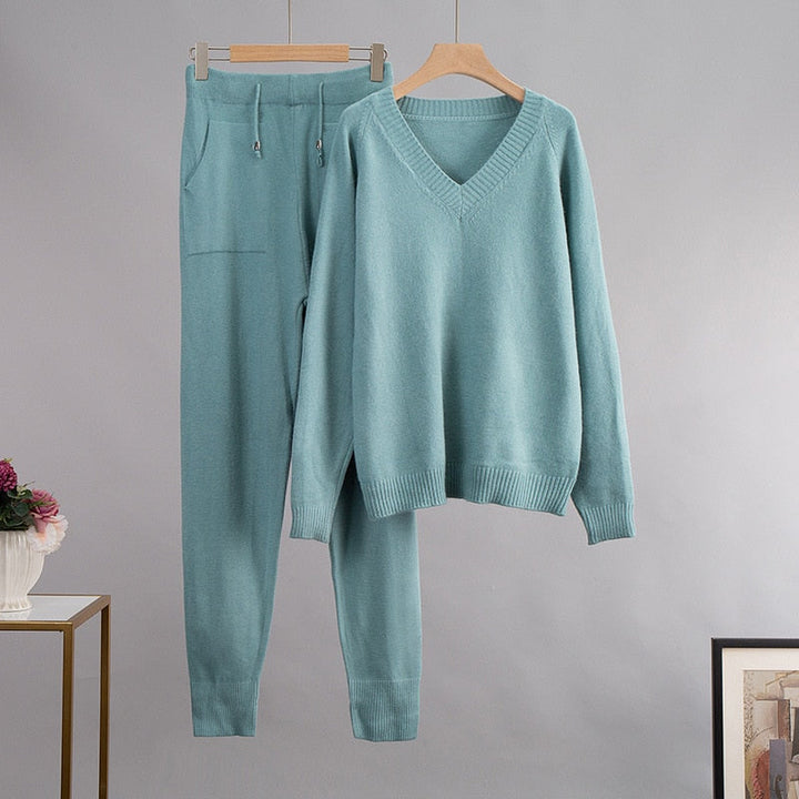 Relaxed Knit Two-Piece Set
