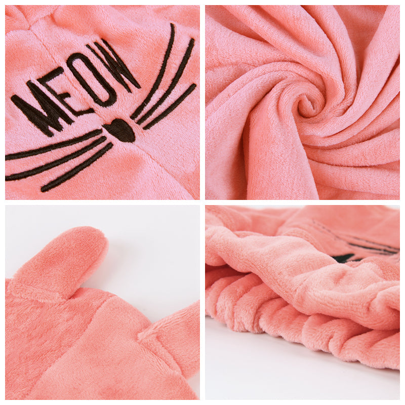 Fleece Hoodie Long-Sleeve Pyjama Set
