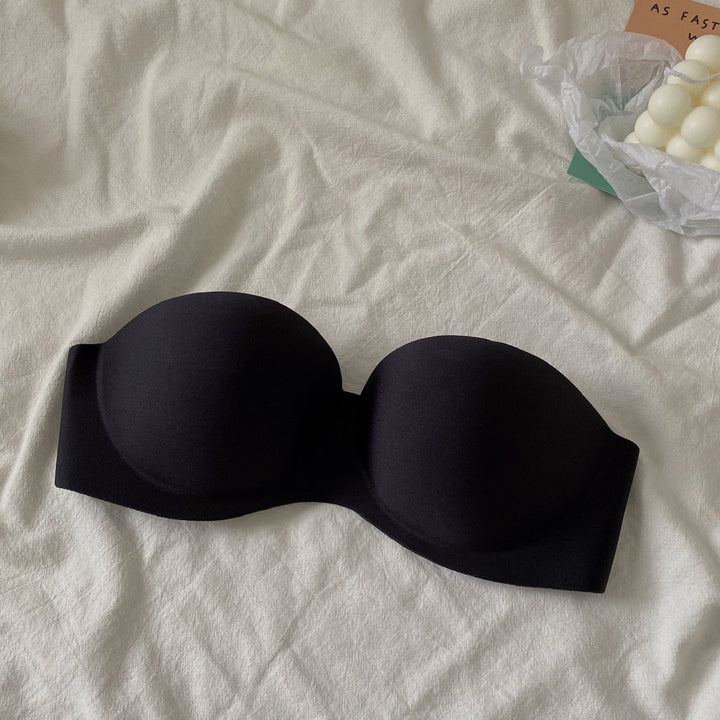 Strapless Padded Bandeau Bra Push-Up