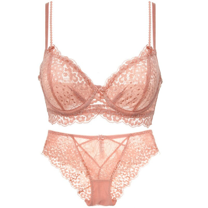 Lace Adjustable Figure-Enhancing Lingerie Set