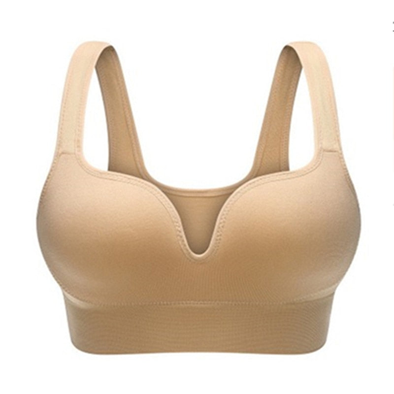 Seamless Push-Up Bra Bust-Enhancing
