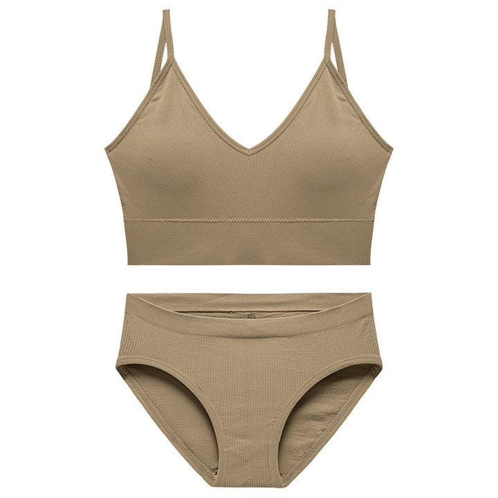 Seamless Breathable Sports Lingerie Set Adjustable