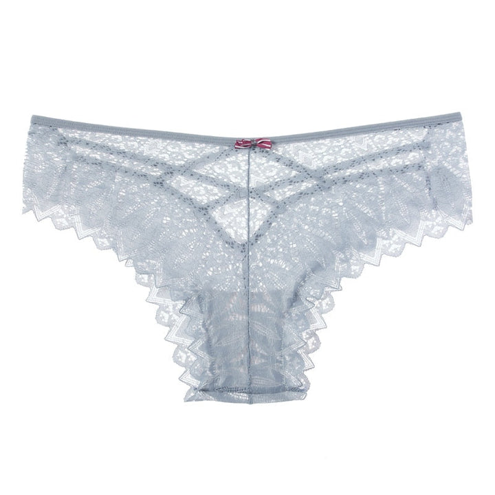 Lace-Trim Strappy Cut Briefs
