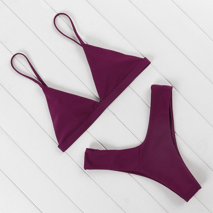 Multi-Colour Figure-Enhancing Two-Piece Swimsuit
