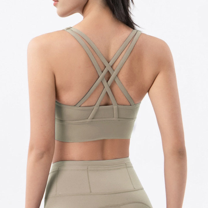 Cross-Back Sports Bra