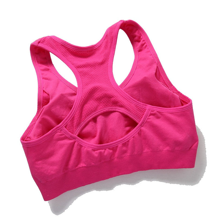 Breathable Cotton Sports Bra Light Push-Up Effect