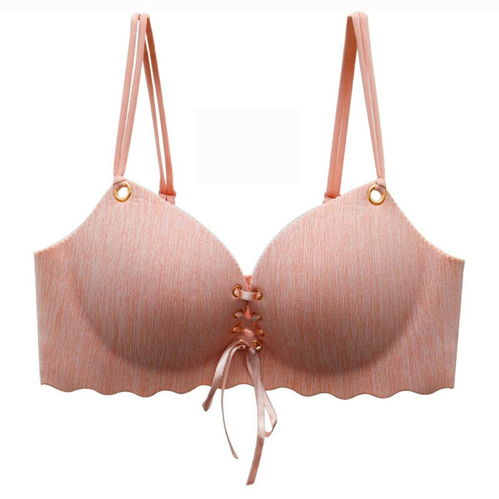 Bardot Bust-Enhancing Decorative Tie Bra
