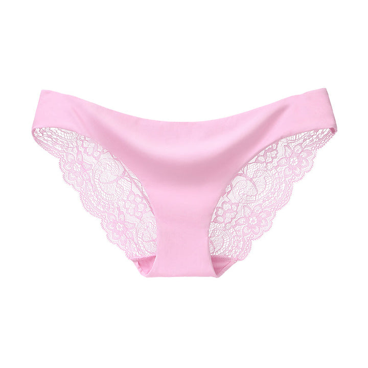 Lace-Trim Patterned Briefs