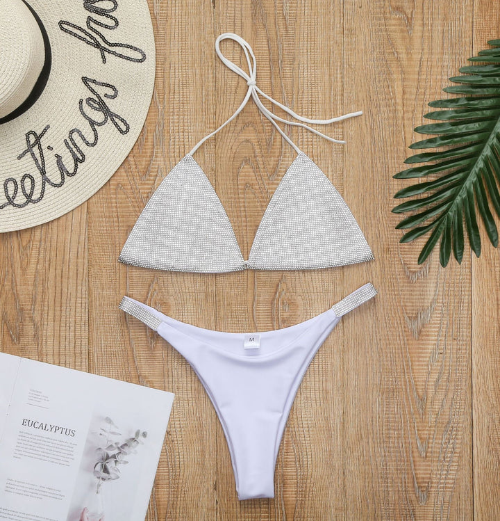 Shimmer Two-Piece Swimsuit Adjustable