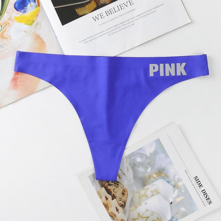 Seamless Stretch-Fabric Sports Thong