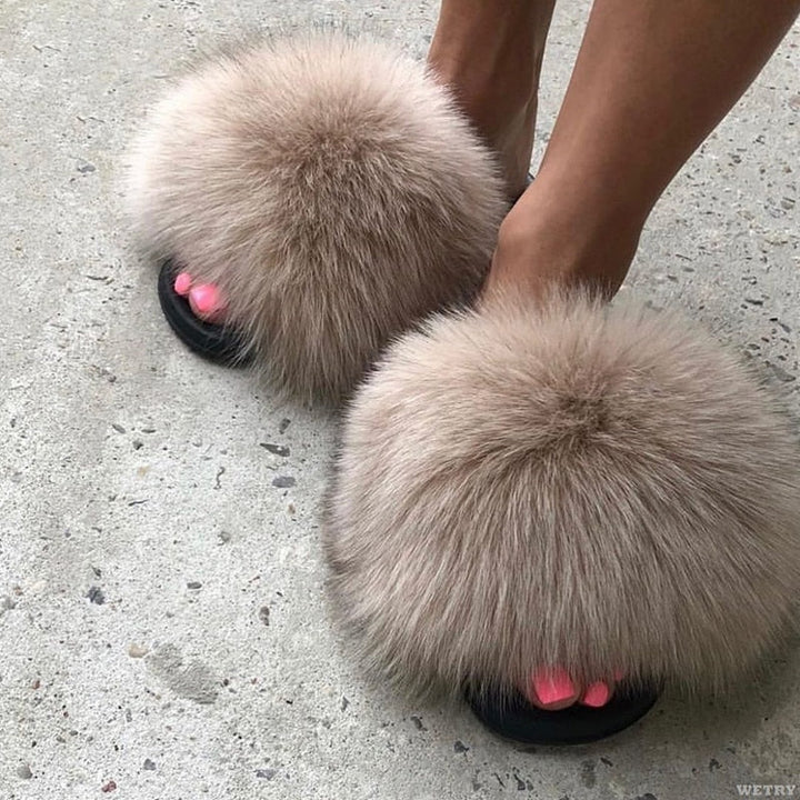 Long Faux Fur Women&
