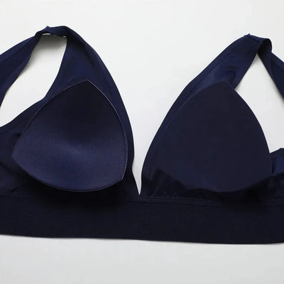 Top bra with sweetheart neckline