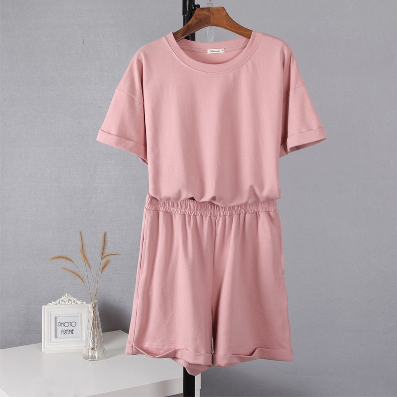 Relaxed Cotton Loungewear Set