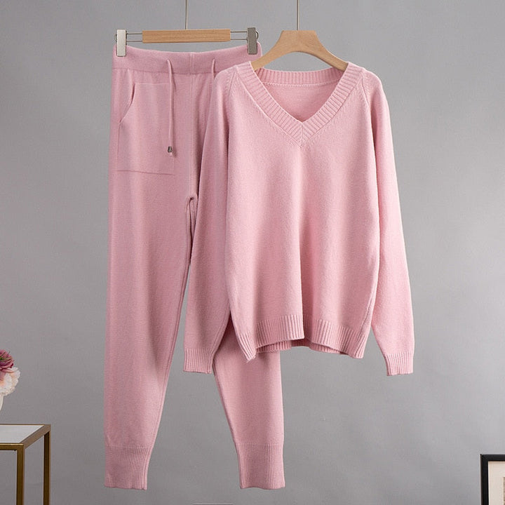 Relaxed Knit Two-Piece Set