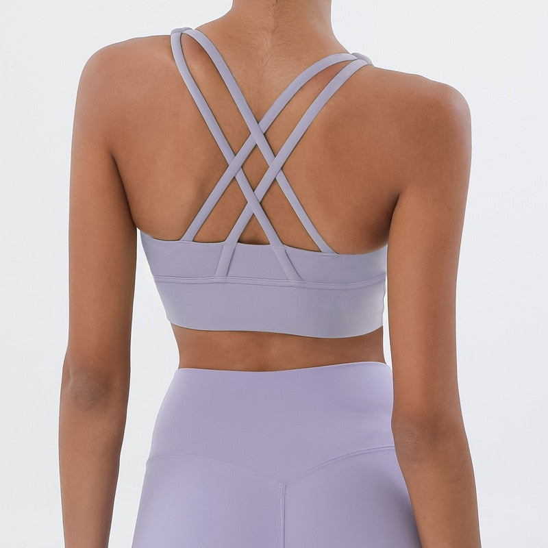 Cross-Back Sports Bra
