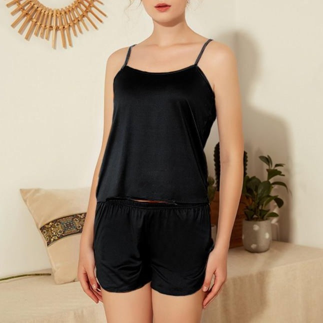 Nylon Spandex Relaxed Two-Piece Pyjama Set