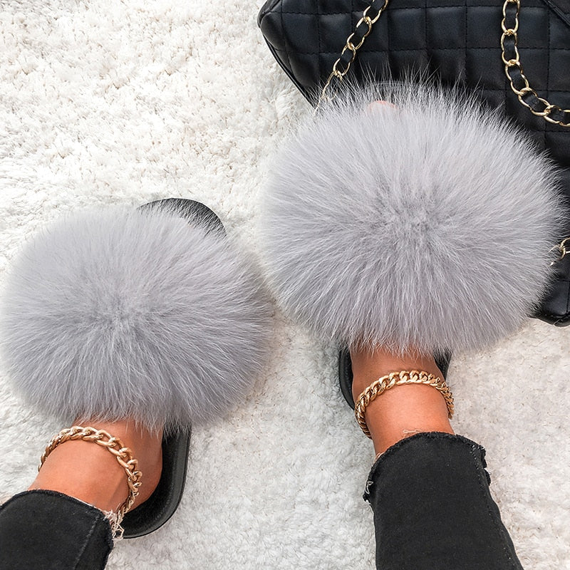 Long Faux Fur Women&