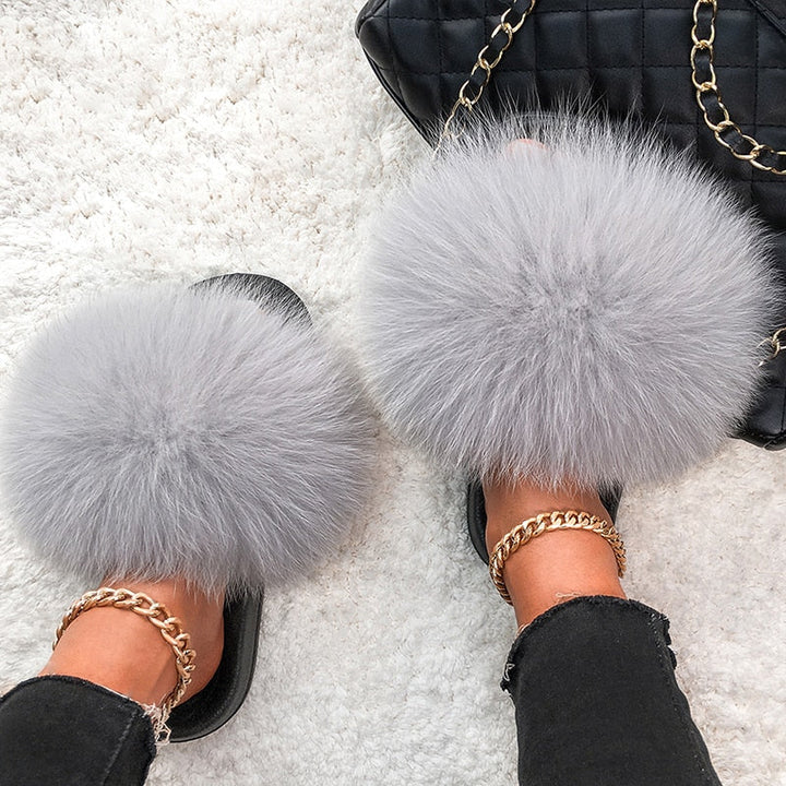 Long Faux Fur Women&