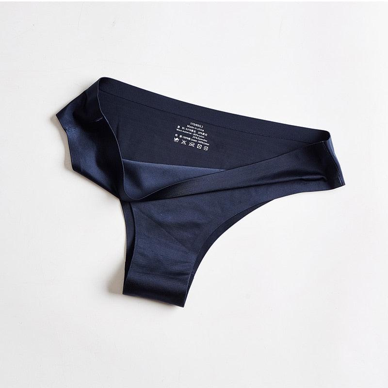 Seamless Stretch-Fabric Sports Briefs