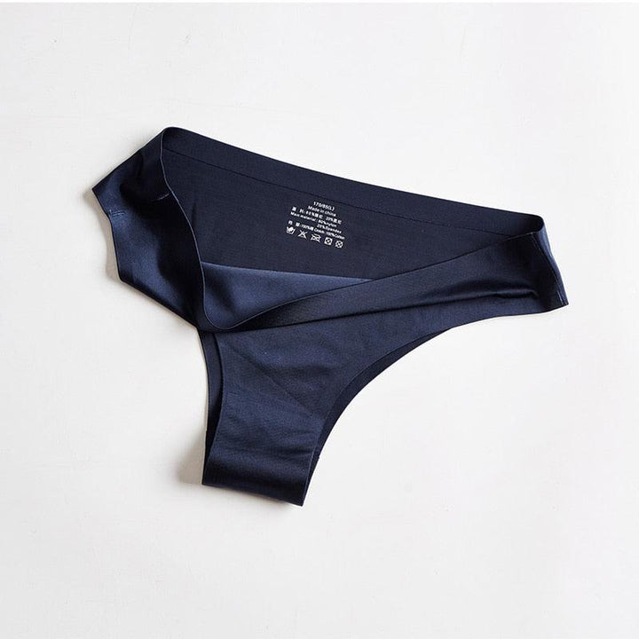 Seamless Stretch-Fabric Sports Briefs