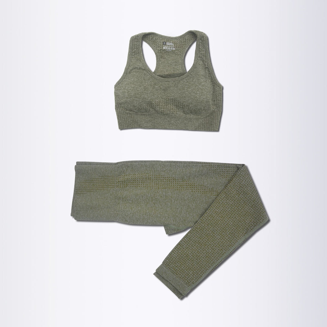 Push-Up Sports Set Leggings Nylon Spandex Breathable