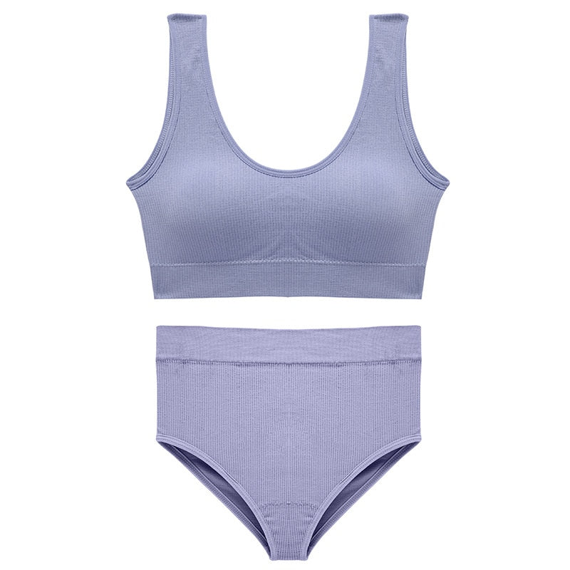 Soft High-Waist Sports Set Adjustable Multi-Size