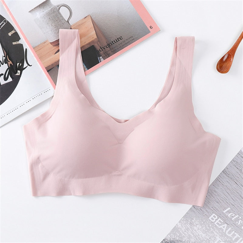 Seamless Push-Up Sports Bra