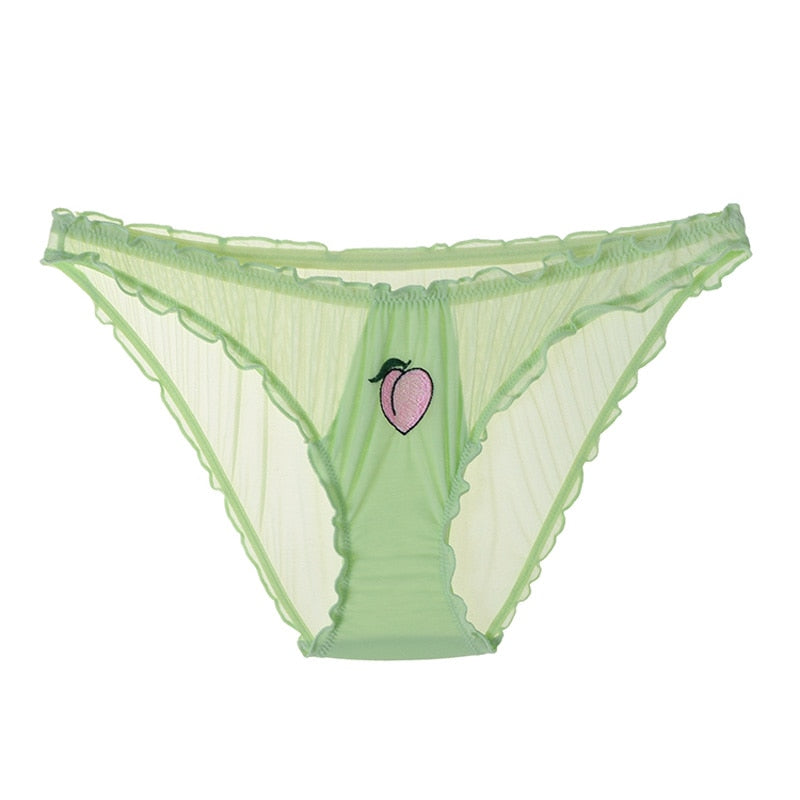 Mesh Embroidered Briefs