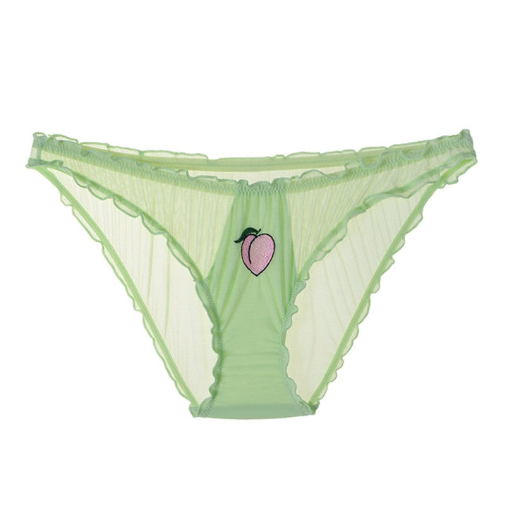 Mesh Embroidered Briefs