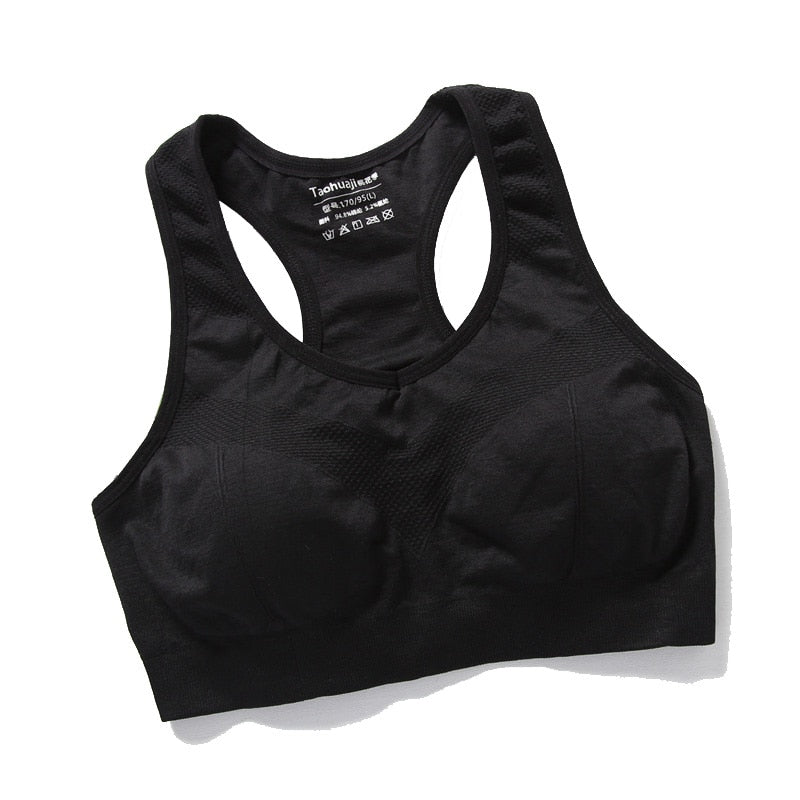 Breathable Cotton Sports Bra Light Push-Up Effect