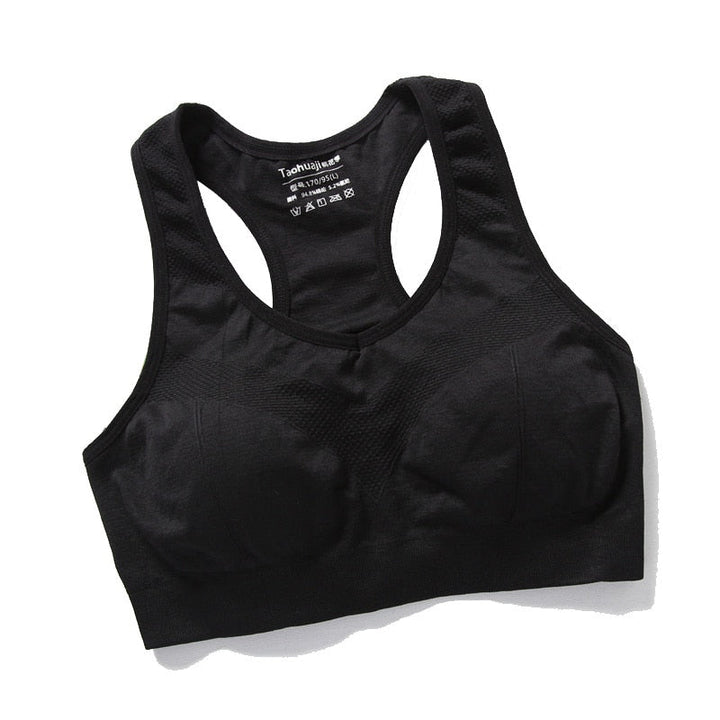 Breathable Cotton Sports Bra Light Push-Up Effect