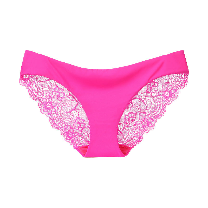 Lace-Trim Patterned Briefs