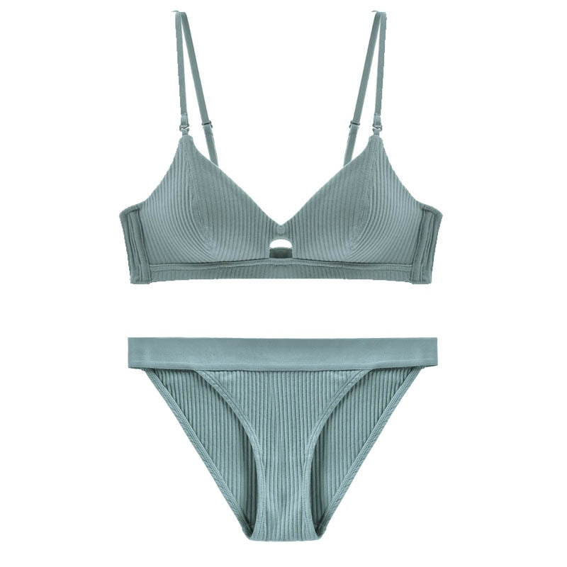 Patterned Comfort Lingerie Set