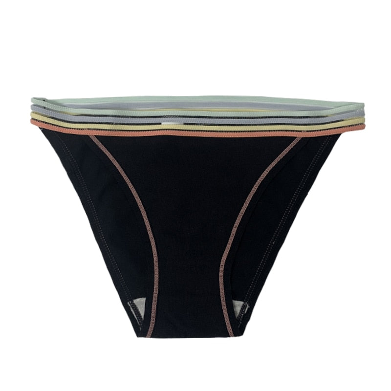 Colourful Waistband Cotton Comfort Brief