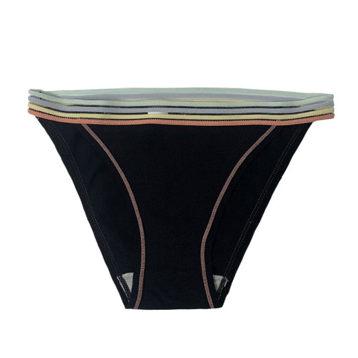 Colourful Waistband Cotton Comfort Brief
